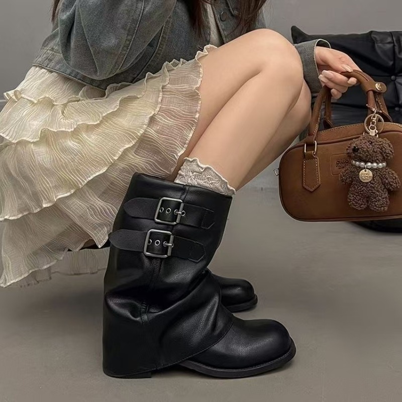 รองเท้าบูทผู้หญิงสีดำทรงหลวมระ - No Show Sock Women บทวิจารณ์และราคา
