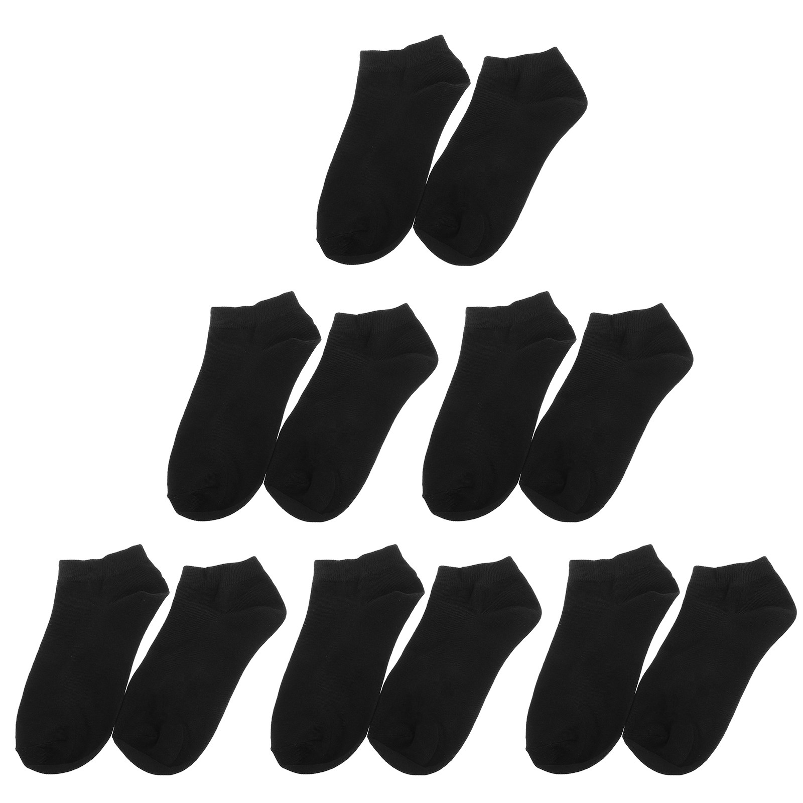 6 คู่ ถุงเท้าข้อสั้นผ้าฝ้ายสำห - Invisibility Sock Loafer บทวิจารณ์และราคา
