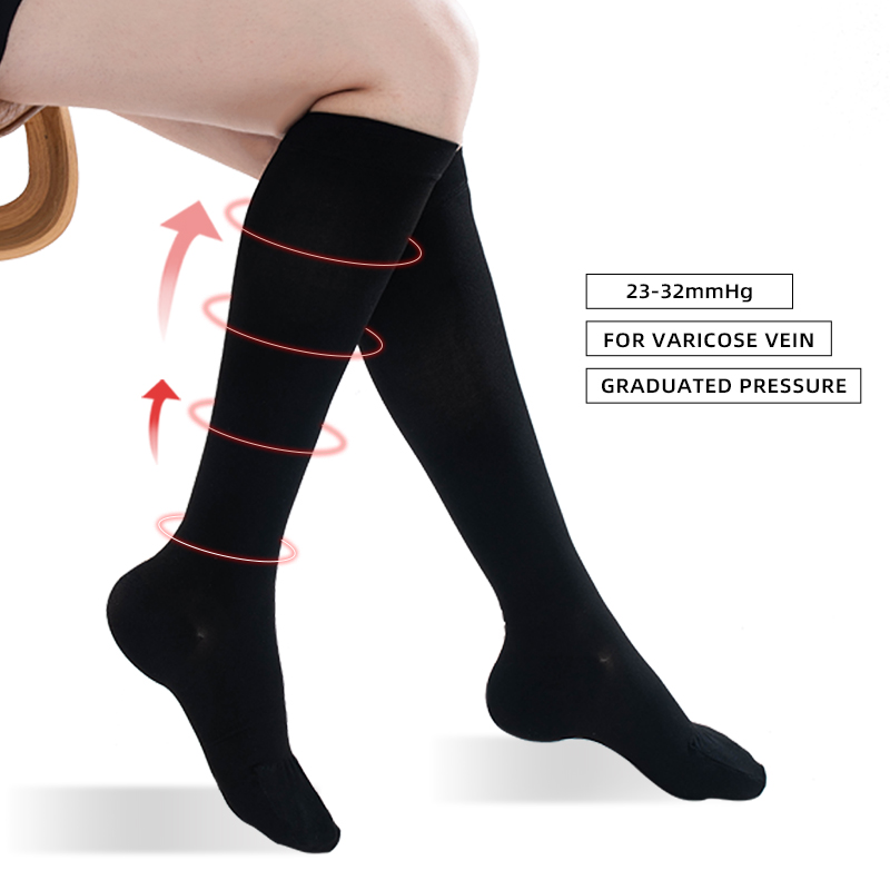 ถุงเท้ายาวถึงน่องแบบ23-32mmHg  - Compression Sock Medical บทวิจารณ์และราคา