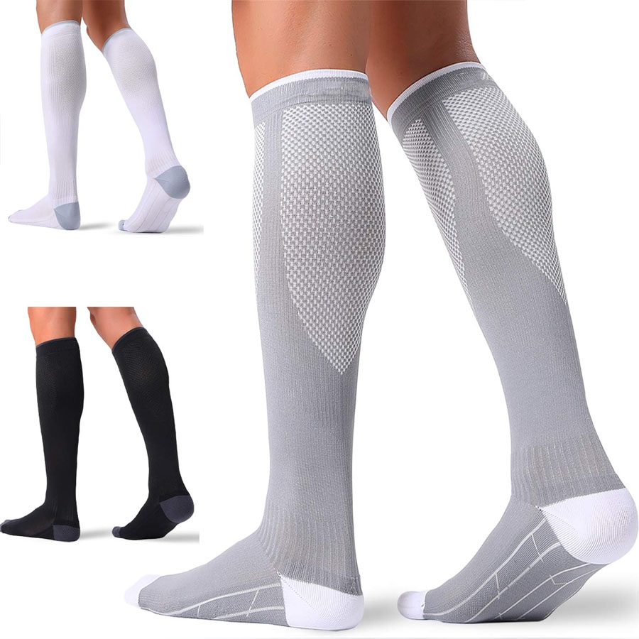 3/1 คู่ ถุงเท้ารัดกล้ามเนื้อแร - Compression Sleeve Calf บทวิจารณ์และราคา