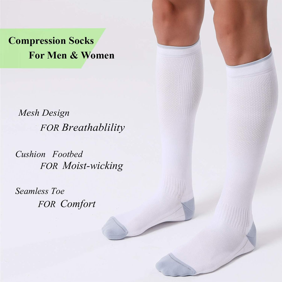 3/1 คู่ ถุงเท้ารัดกล้ามเนื้อแร - Compression Sleeve Calf บทวิจารณ์และราคา