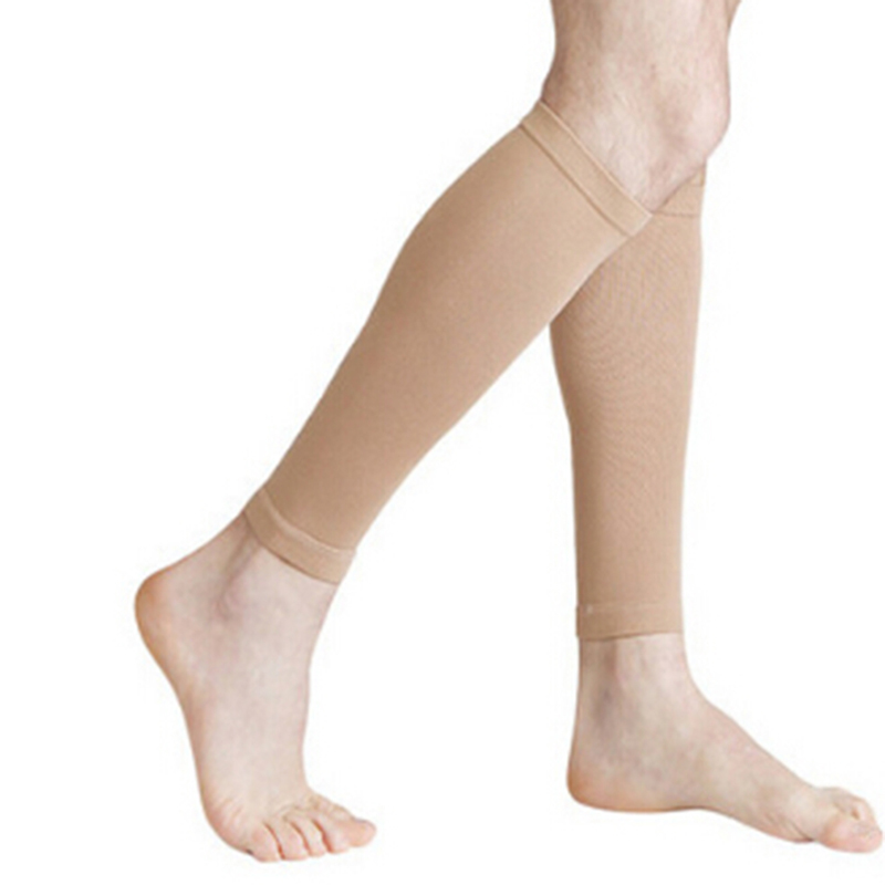 2 ชิ้น/ชุด ถุงน่องแบบเปิดนิ้วเ - Compression Sleeve Calf บทวิจารณ์และราคา
